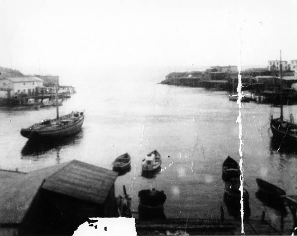 014: l-r Frank Ryan's and Bernard Mulrooney's schooners. [courtesy of Jerome Lambe]